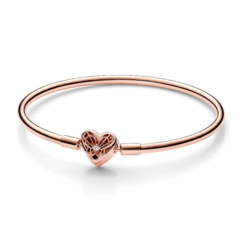Pandora Rose Gold Heart Bracelet